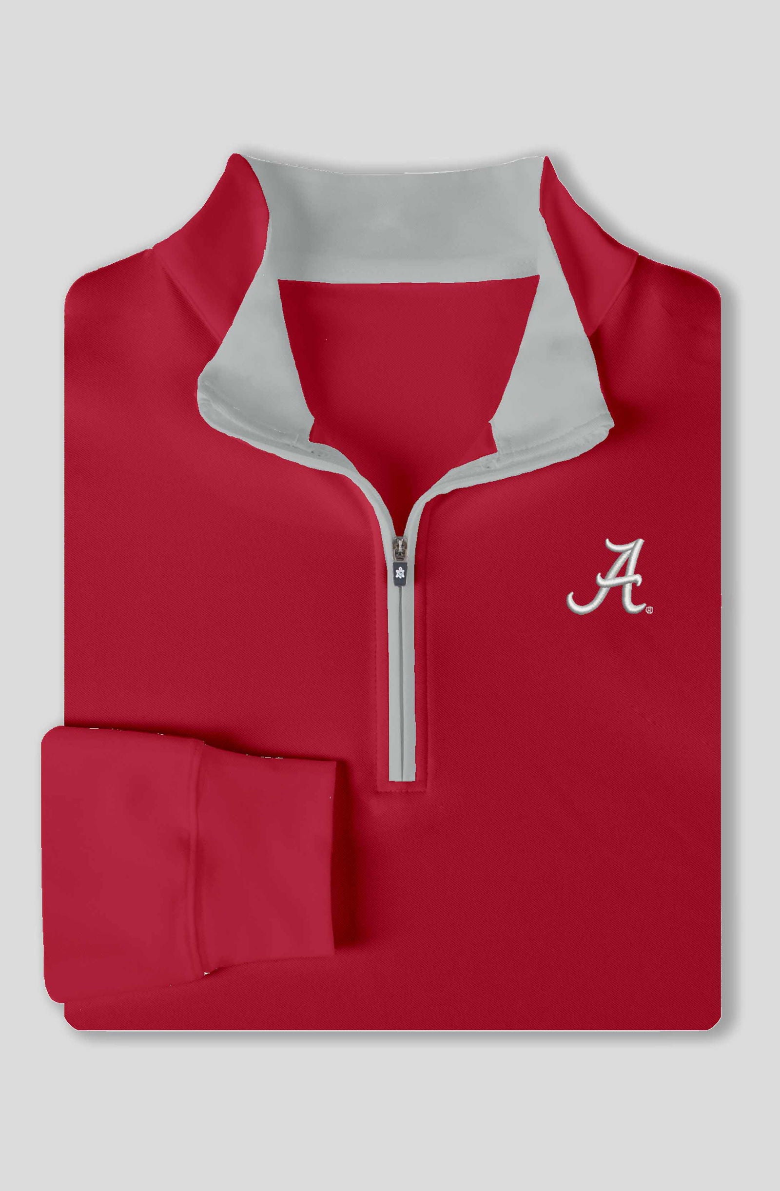 Eli Solid Performance Quarter Zip Pullover University of Alabama turtleson