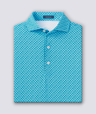 Brew Performance Men's Polo - Luxe Blue/Evergreen - Turtleson