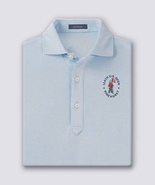 124th U.S. Open - Lester Oxford Performance Polo - Luxe Blue - Turtleson