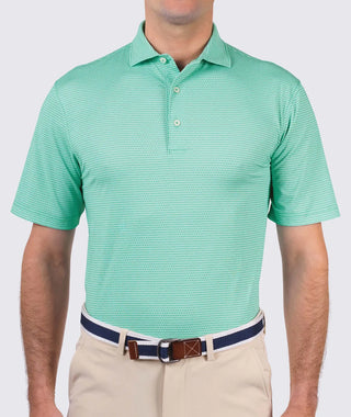 Lennon Performance Polo - front - turtle - Turtleson