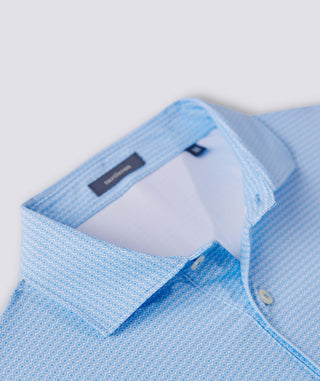 Lennon Performance Polo - Mens - Luxe Blue - Turtleson