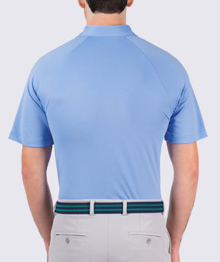Chase Performance Polo - back Luxe Blue - Turtleson