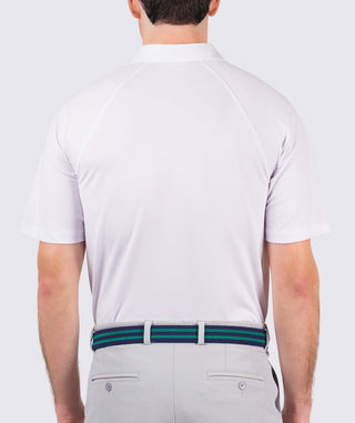 Chase Performance Polo - back - White- Turtleson