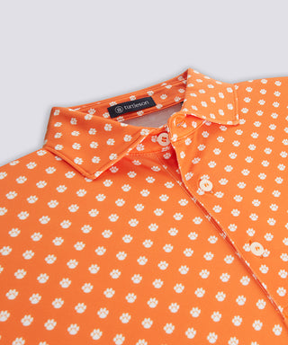 Gameday Performance Polo - Clemson University Paw