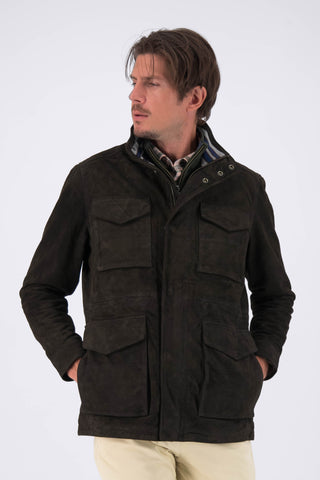 Antwerp Suede Field Coat