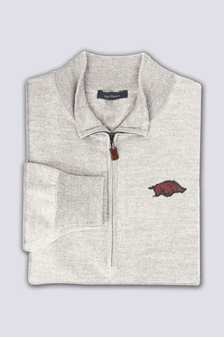 Merino Quarter-Zip - University of Arkansas
