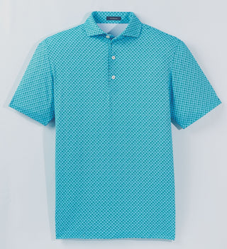 Brew Performance Men's Polo - Luxe Blue/Evergreen Turtleson