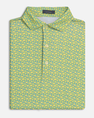 Quincy Performance Men's Polo - Luxe Blue/Daisy - Turtleson