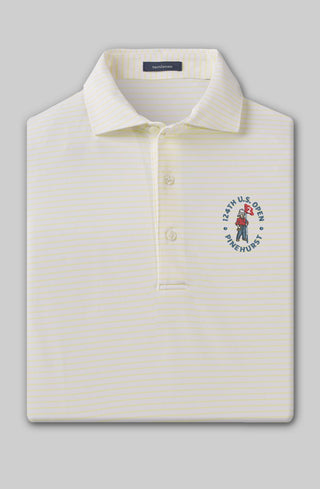 124th U.S. Open - Dylan Stripe Performance Polo - turtleson