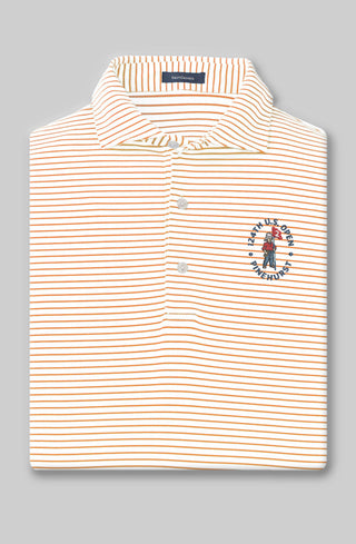 124th U.S. Open - Dylan Stripe Performance Polo - turtleson