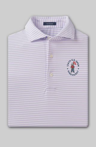 124th U.S. Open - Dylan Stripe Performance Polo - turtleson