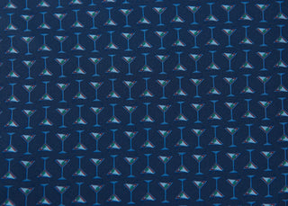 Barron Performance Men's Polo - Pattern- Turtleson -Navy/Luxe Blue Barron