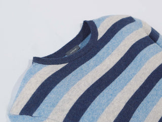 Bishop Stripe Cashmere Crewneck - turtleson