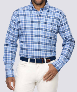 Briar Plaid Long-Sleeve Popover - Front - Turtleson