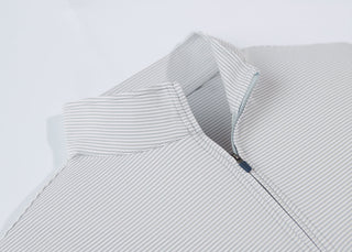 Quarter Zip Pullover - Men's Collar Pearl - Turtleson 