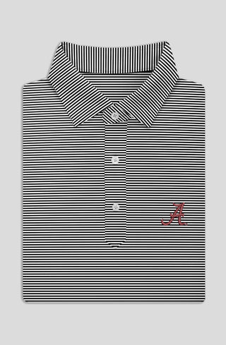 Carter Stripe Performance Polo - University of Alabama - turtleson