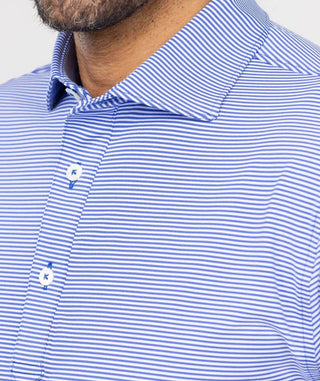 Carter Stripe Performance Polo - turtleson