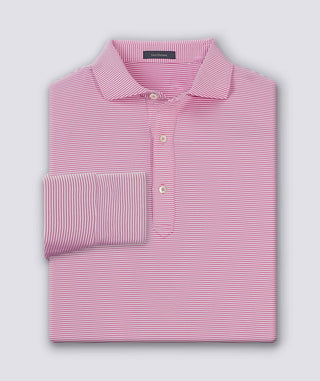 Carter Stripe Performance Polo, Long Sleeve - Seasonal - turtleson