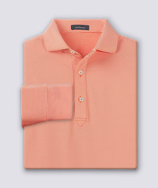 Carter Stripe Performance Polo, Long Sleeve - turtleson