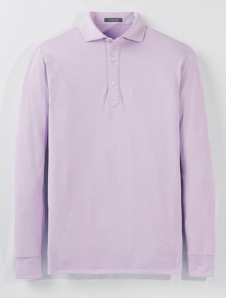 Carter Stripe Performance Polo, Long Sleeve - turtleson