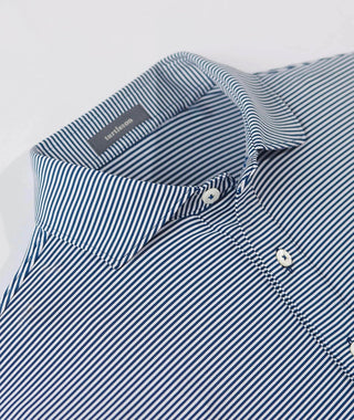 Carter Stripe Performance Polo, Long Sleeve - turtleson