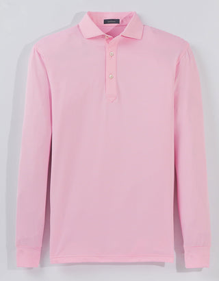 Carter Stripe Performance Polo, Long Sleeve - turtleson