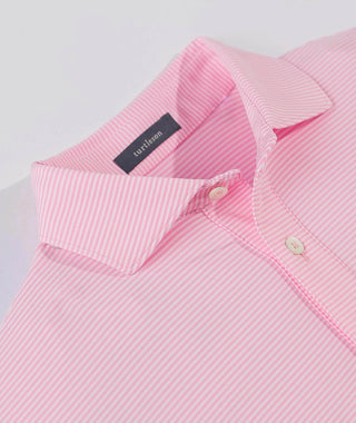 Carter Stripe Performance Polo, Long Sleeve - turtleson
