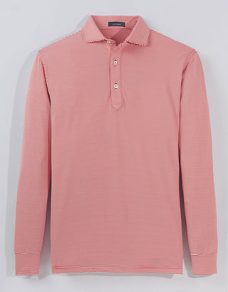 Carter Stripe Performance Polo, Long Sleeve - turtleson