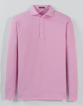 Carter Stripe Performance Polo, Long Sleeve - turtleson