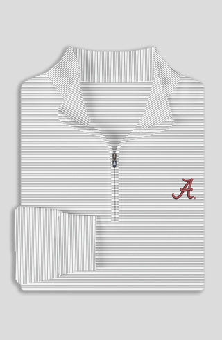 Carter Stripe Quarter-Zip Pullover - University of Alabama - turtleson