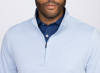 Carter Stripe Quarter-Zip Pullover - turtleson