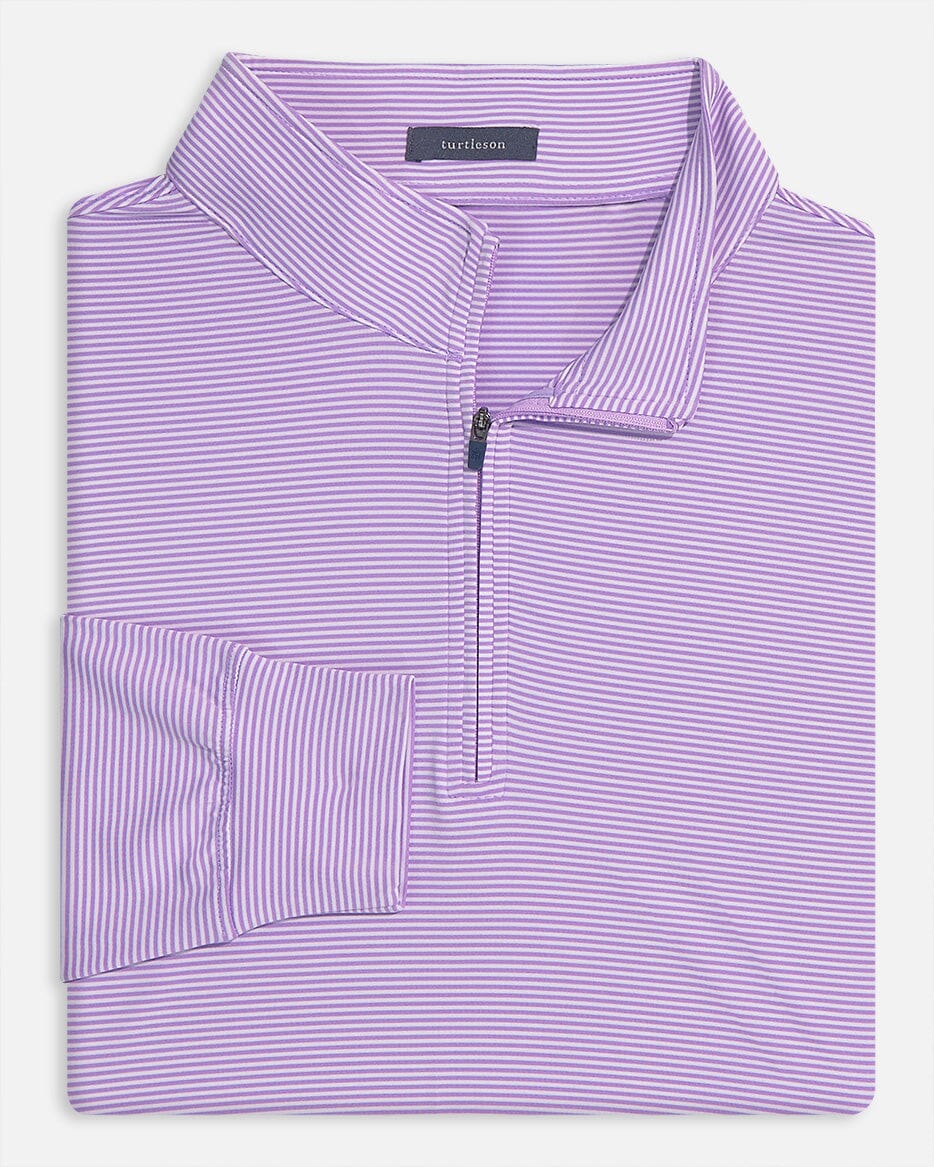 Carter Stripe Quarter-Zip Pullover - turtleson