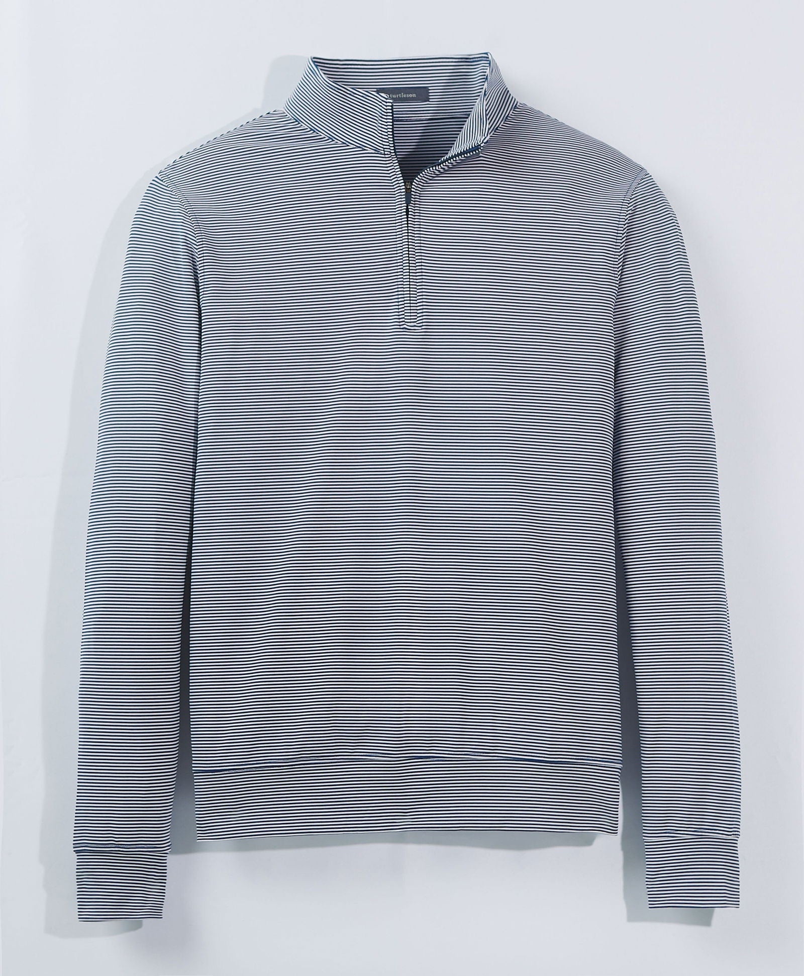 Carter Stripe Quarter-Zip Pullover - turtleson