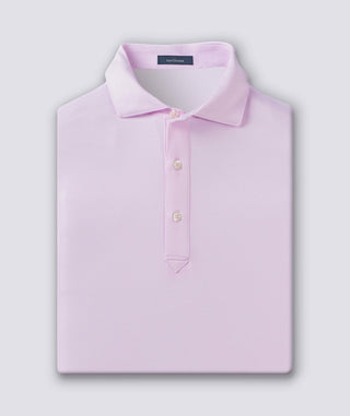 Clarence Mini Diamond Jacquard Performance Polo - turtleson