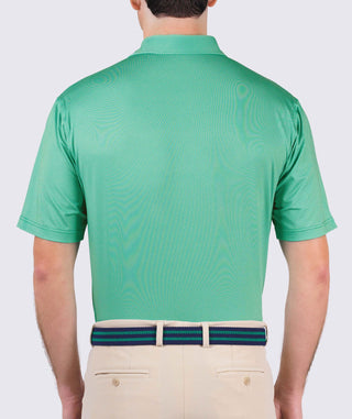 Clarence Mini Diamond Jacquard Performance Polo - turtleson