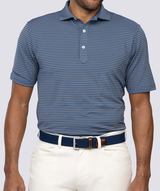 Clark Stripe Performance Polo - Seasonal - turtleson