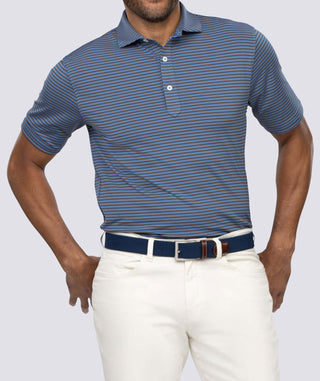 Clark Stripe Performance Polo - Seasonal - turtleson