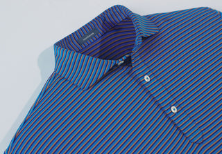 Clark Stripe Performance Polo - Seasonal - turtleson