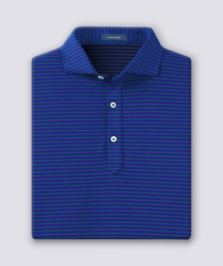 Clark Stripe Performance Polo - turtleson