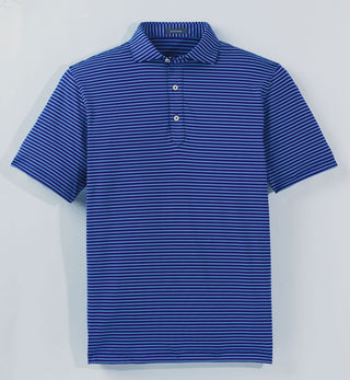 Clark Stripe Performance Polo - turtleson