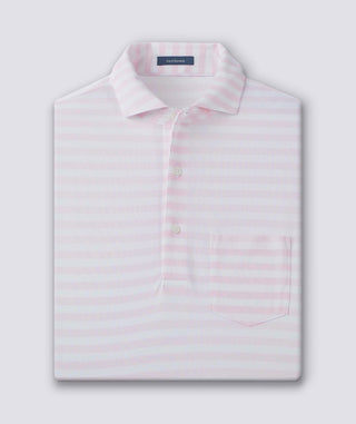 Cole Cotton Stripe Performance Polo - turtleson