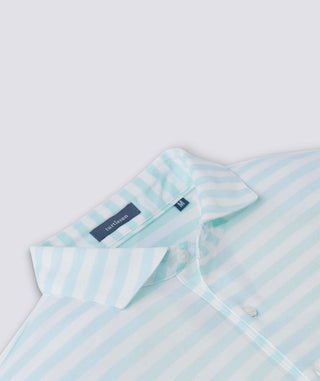 Cole Cotton Stripe Performance Polo - turtleson