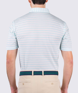Cole Cotton Stripe Performance Polo - turtleson