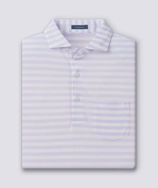 Cole Cotton Stripe Performance Polo - turtleson