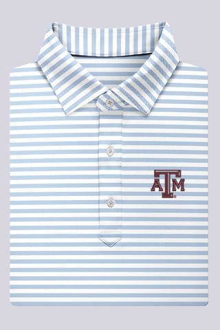 Sampson Stripe Polo - Texas A&M Aggies