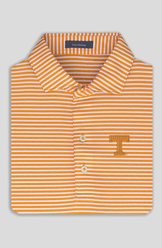 Cooper Stripe Performance Polo - UNIVERSITY OF TENNESSEE - turtleson