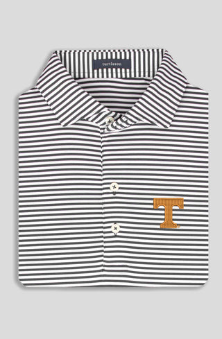 Cooper Stripe Performance Polo - UNIVERSITY OF TENNESSEE - turtleson