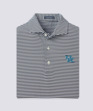 Cooper Stripe Performance Polo - University of Kentucky - turtleson