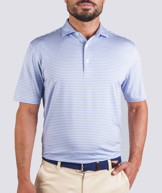 Cooper Stripe Performance Polo - turtleson