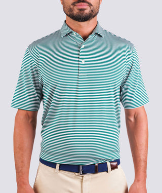 Cooper Stripe Performance Polo - turtleson